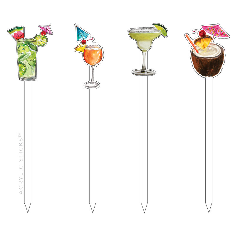 COCKTAILS ACRYLIC SKEWER COMBO