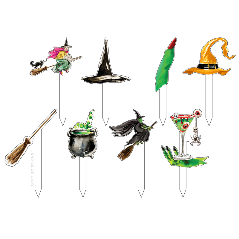 WITCH-Y ACRYLIC PARTY PIK STICKS COMBO