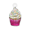 SPRINKLE CUPCAKE ACRYLIC GIFT TAG: MULTIPLE COLORWAY OPTIONS
