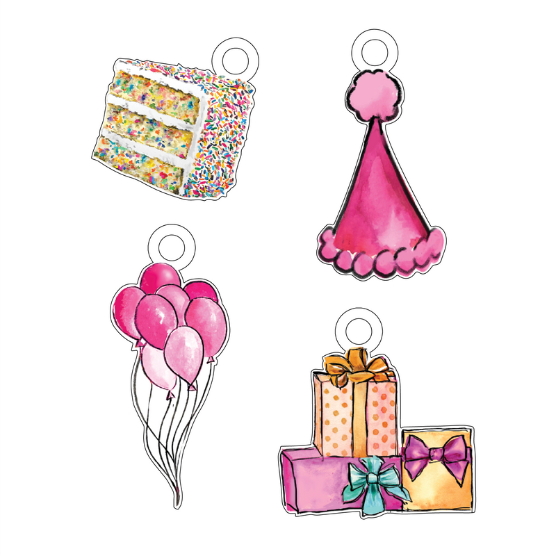 IT'S YOUR BIRTHDAY ACRYLIC GIFT TAG COMBO