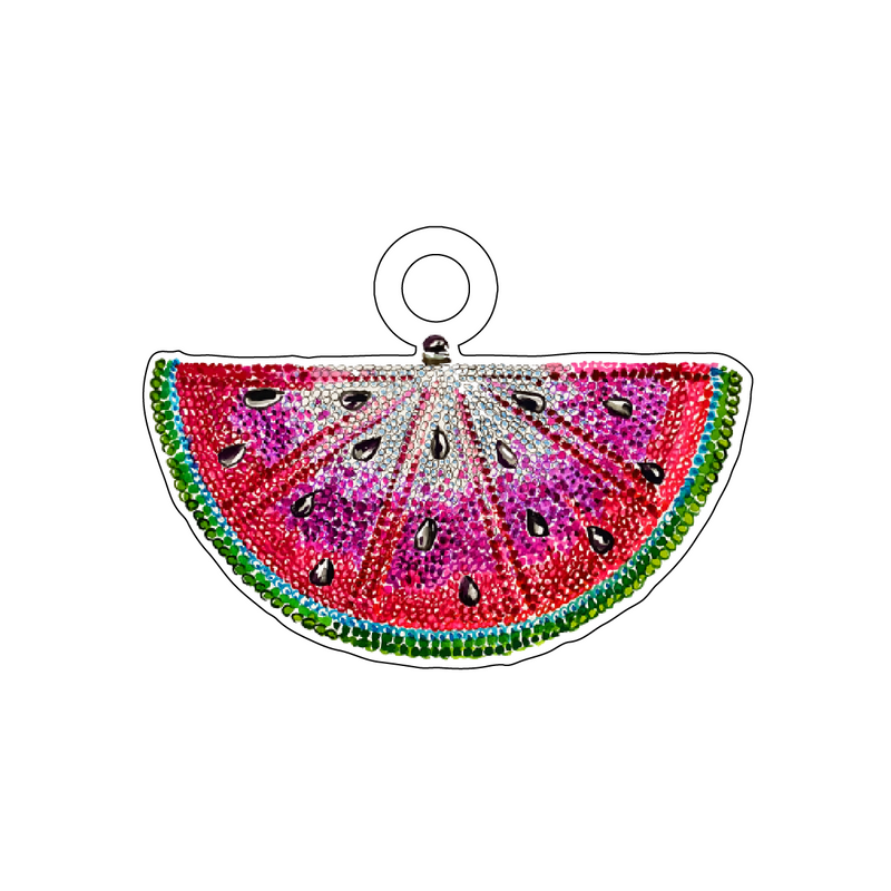WATERMELON CLUTCH SIGNATURE SERIES ACRYLIC GIFT TAG