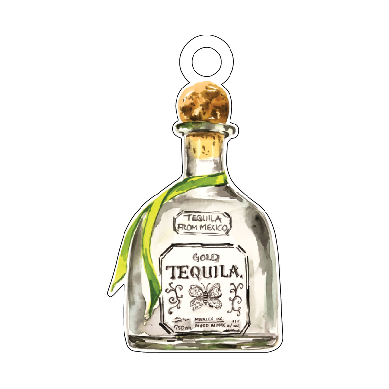 TEQUILA ACRYLIC GIFT TAG