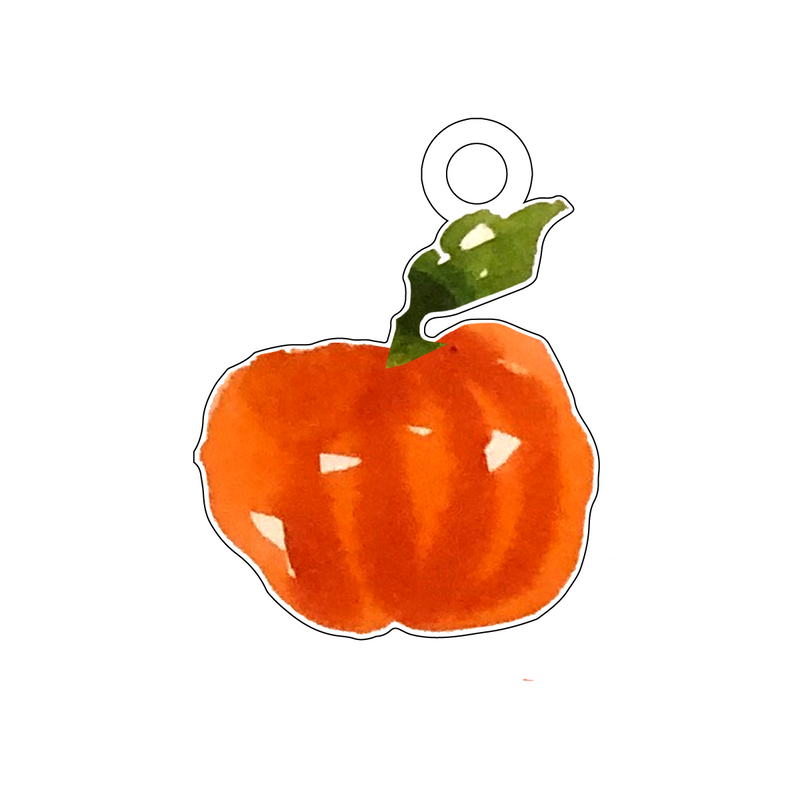 WHIMSY GOURD ACRYLIC GIFT TAG