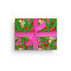 CHRISTMAS FLOWERS LIME LUXE GIFT WRAP ROLL*