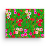 CHRISTMAS FLOWERS LIME LUXE GIFT WRAP ROLL*