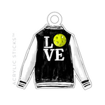 PICKLEBALL LETTER JACKET ACRYLIC GIFT TAG (5 COLOR OPTIONS)