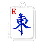 MAHJONG OVERSIZED GAME PIECE ACRYLIC GIFT TAG (6 DESIGNS)