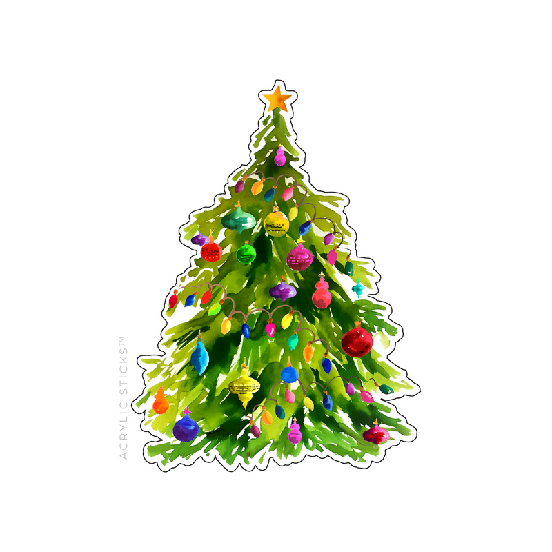 CHRISTMAS TREE ACRYLIC CHARCUTERIE & ENTERTAINING BOARD