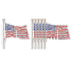 AMERICAN FLAG SIGNATURE SERIES ACRYLIC DRINK CLIPS